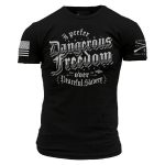 DANGEROUS FREEDOM T-SHIRT – BLACK