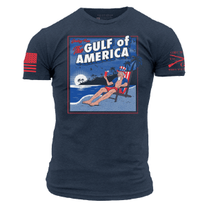 GREETINGS FROM THE GULF OF AMERICA T-SHIRT – MIDNIGHT NAVY