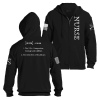 NURSE DEFINED FULL-ZIP HOODIE – BLACK