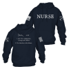 NURSE DEFINED HOODIE – NAVY