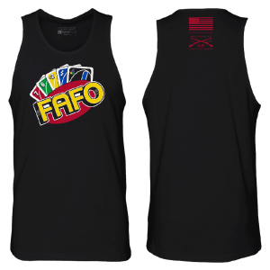 FAFO WILD CARD TANK – BLACK