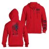 RED FRIDAY FULL-ZIP HOODIE – RED