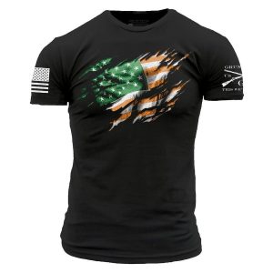 STILL STANDING IRISH COLORS T-SHIRT – BLACK