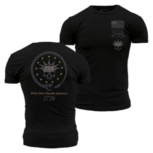 HAPPY BIRTHDAY AMERICA T-SHIRT – BLACK