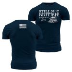 STILL NOT BRITISH T-SHIRT – MIDNIGHT NAVY