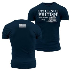 STILL NOT BRITISH T-SHIRT – MIDNIGHT NAVY