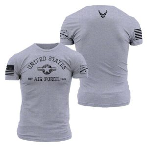 USAF – EST. 1947 T-SHIRT – HEATHER GREY