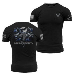 USAF – AIR SUPERIORITY T-SHIRT – BLACK