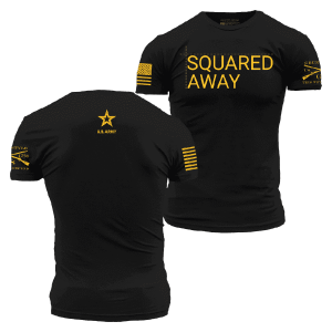 ARMY – SQUARED AWAY T-SHIRT – BLACK