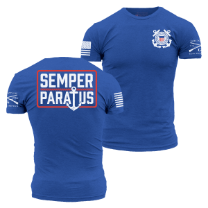 USCG – SEMPER PARATUS T-SHIRT – ROYAL