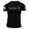 USMC – SEMPER FI T-SHIRT – BLACK