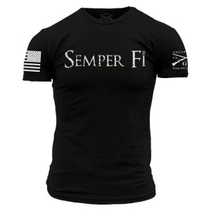 USMC – SEMPER FI T-SHIRT – BLACK