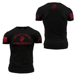 USMC – EST. 1775 T-SHIRT – BLACK