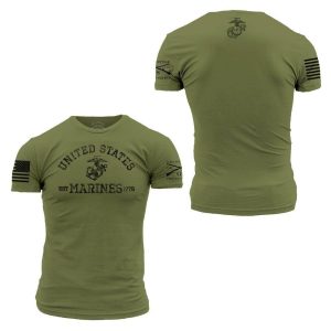 USMC – EST. 1775 T-SHIRT – MILITARY GREEN