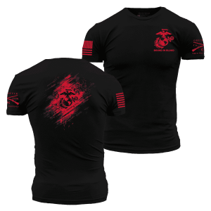 USMC – BOUND IN BLOOD T-SHIRT – BLACK