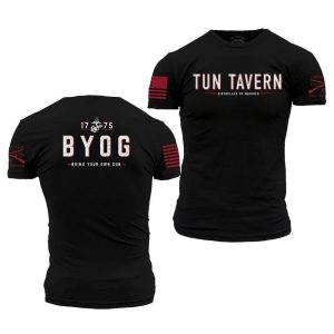 USMC – TUN TAVERN – B.Y.O.G. T-SHIRT – BLACK