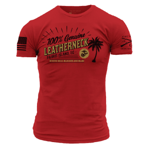 USMC – PARRIS ISLAND T-SHIRT – RED
