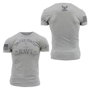 USN – EST. 1775 2.0 T-SHIRT – ATHLETIC HEATHER