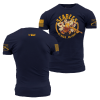 USN – WE BUILD, WE FIGHT T-SHIRT – NAVY