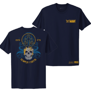 USN – WOMEN’S SEMPER FORTIS BOYFRIEND FIT T-SHIRT – NAVY