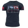 F*CK’N FREE T-SHIRT – MIDNIGHT NAVY