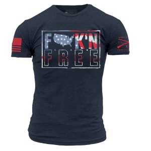 F*CK’N FREE T-SHIRT – MIDNIGHT NAVY