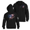 STILL STANDING FULL-ZIP HOODIE – BLACK