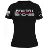 WOMEN’S BEAUTIFUL BADASS T-SHIRT – BLACK