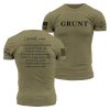 GRUNT DEFINED T-SHIRT – MILITARY GREEN