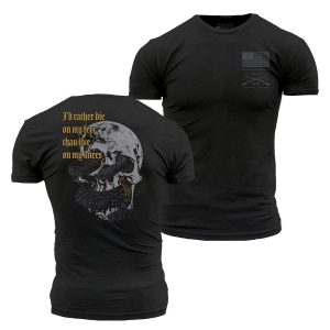 DIE ON MY FEET T-SHIRT – BLACK