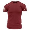 BASIC T-SHIRT – RED PLUM