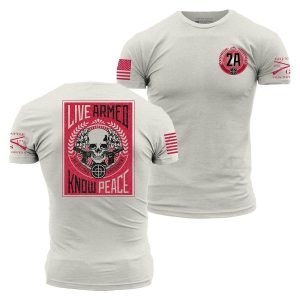 LIVE ARMED T-SHIRT – SAND