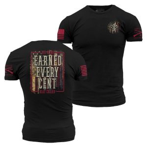 EVERY CENT T-SHIRT – BLACK
