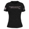 WOMEN’S TAKE YOU OUT SLIM FIT T-SHIRT – VINTAGE BLACK
