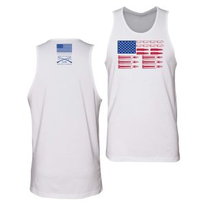 MEN’S AMMO FLAG TANK – WHITE
