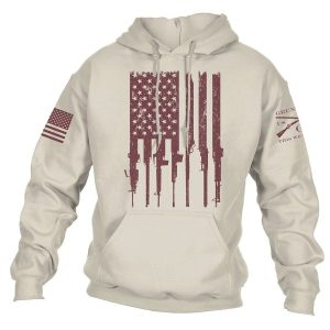 RIFLE FLAG HOODIE – SAND