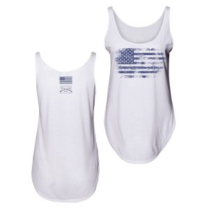 WOMEN’S VINTAGE AMERICAN FLOWY TANK – WHITE