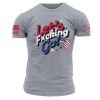 LET’S F*CKING GO T-SHIRT – DARK HEATHER GRAY
