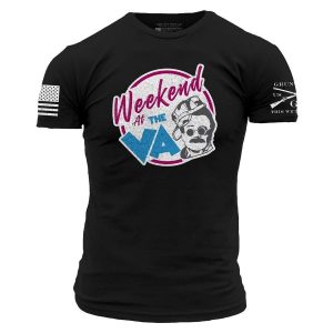 WEEKEND AT THE VA T-SHIRT – BLACK