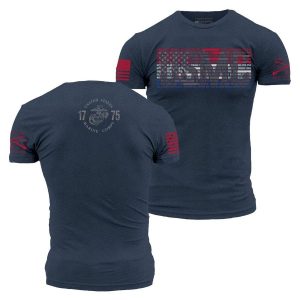 USMC – THROUGH THE AGES T-SHIRT – NAVY