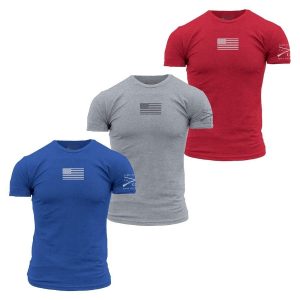FREEDOM FLAG T-SHIRTS – PATRIOT ISSUE – 3-PACK