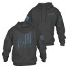 1776 FLAG HOODIE – DARK HEATHER GRAY